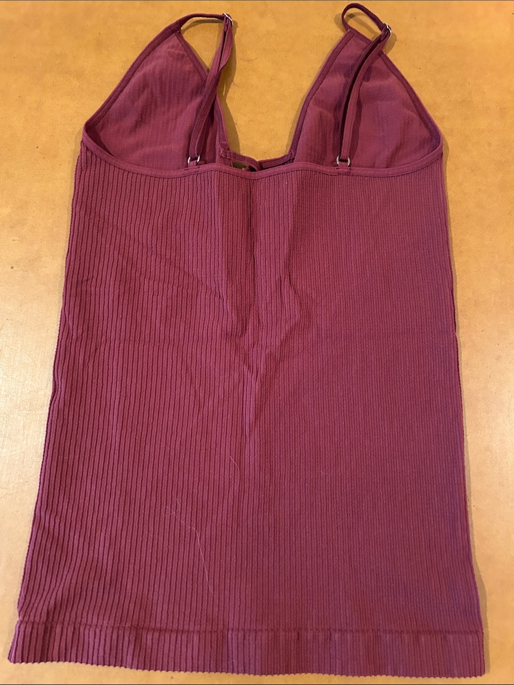 Ribbed Brami Cami Top in Wine